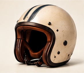 復古開放式安全帽